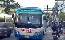 Xử phạt tài xế xe buýt Quyết Thắng Nha Trang vượt ẩu, lấn làn