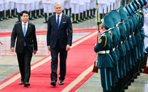 Chủ tịch nước Lương Cường đón, hội đàm với Tổng thống Lithuania