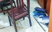 Sụt lún nền ở Sở Y tế Bạc Liêu, ngay giữa giờ làm việc