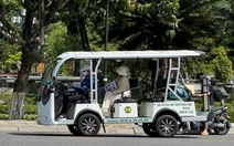 Sở Xây dựng Quảng Nam nói gì về việc lắp biển báo 30km/h để xe điện tồn tại ở Hội An?