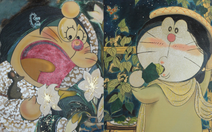 Ngắm tranh Doraemon bên hoa huệ, bên giàn trầu và vào cả Tiếng thét của Edvard Munch