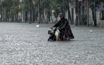 Thủ phủ tỉnh Bắc Giang lại ngập sâu sau mưa lớn