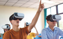 Công nghệ AR mở ra cách học mới: Học sinh, sinh viên tương tác trực tiếp với mô hình 3D