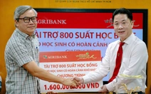 Agribank Phú Nhuận trao tặng 1,6 tỉ, đồng hành Gieo mầm tri thức