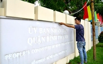 Phường Bình Thạnh mới bắt đầu gắn bảng tên