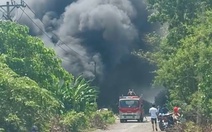 Cháy tại công ty gần Khu công nghiệp Tân Phú Trung, Củ Chi
