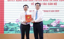 Ông Trần Thanh Lâm giữ chức phó trưởng Ban Tuyên giáo và Dân vận Trung ương