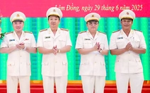 Công an tỉnh Lâm Đồng, Đồng Tháp công bố các quyết định về công tác cán bộ