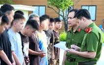 Tạm giữ 38 thanh, thiếu niên đem dao, ná cao su gây rối trật tự công cộng