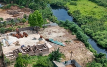 Nhức nhối tình trạng 'băm nát' bờ bãi, không gian thoát lũ sông Đáy, sông Bùi