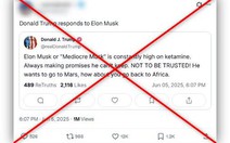 Sự thật về loạt bài gây sốc của Tổng thống Trump về tỉ phú Elon Musk
