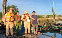 Bắt giữ 9 tàu khai thác cát trái phép trên sông Tiền