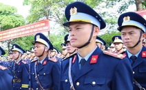 Không quân Công an nhân dân 'tiếp sức' cán bộ, chiến sĩ tập luyện diễu binh 1.000 thùng sữa