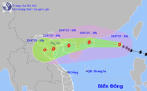 Bão số 3 mạnh lên cấp 11, tăng thêm 2 cấp trong ngày