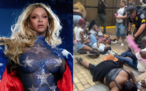 Bé gái la hét vì con gián gây ra hỗn loạn khiến 11 người nhập viện sau concert Beyoncé