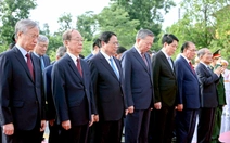 Lãnh đạo Đảng, Nhà nước tưởng niệm các anh hùng liệt sĩ, vào Lăng viếng Bác