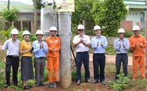 Lễ gắn biển công trình chào mừng 50 năm thành lập EVNCPC