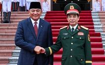 Đại tướng Phan Văn Giang hội đàm với Bộ trưởng Bộ Quốc phòng Indonesia