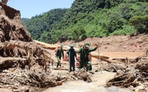 Gian nan đường vào xã Nhôn Mai, nơi vẫn bị cô lập hoàn toàn sau lũ một tuần