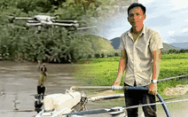 Người lái drone cứu 2 em nhỏ giữa sông nói vừa cứu vừa... run