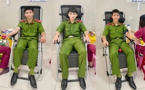 Ba chiến sĩ cảnh sát cơ động Quảng Trị kịp thời hiến máu cứu người