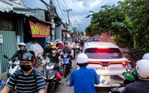 Đường Lương Ngọc Quyến ở TP.HCM chỉ 5m, ô tô chạy ‘đối đầu’ là kẹt cứng