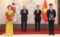 Tổng Bí thư Tô Lâm chứng kiến lễ trao các văn kiện hợp tác Việt Nam - Hàn Quốc