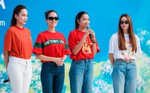 Hồ Ngọc Hà, Ngọc Châu, Lê Hoàng Phương trồng muồng hoa đào cho TP.HCM