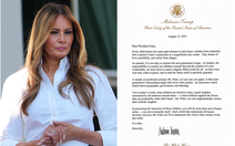 Ông Trump công bố nội dung bức thư bà Melania gửi ông Putin