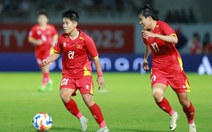 Bóng đá nữ Việt Nam - Thái Lan (hiệp 1): 0-0
