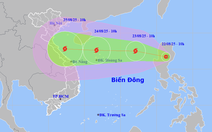 Bão số 5 có thể càng đi càng mạnh, giật cấp 14, mưa 600mm