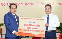 Đại biểu Đảng bộ UBND TP.HCM quyên góp gần 10 tỉ đồng ủng hộ đồng bào bị bão lũ