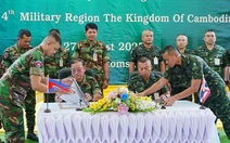 Quân đội Thái Lan - Campuchia ký 11 thỏa thuận tại cuộc họp bất thường