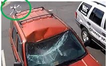 Video 'drone thả bình ắc quy xuống ô tô' gây xôn xao chỉ là trò đùa?