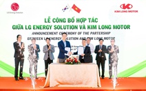 Kim Long Motor Huế hợp tác LG Energy Solution sản xuất pin xe điện