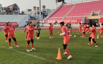 Tuyển nữ Việt Nam - Campuchia (hiệp 1): 0-0