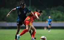U20 nữ Việt Nam ghi bàn thắng khó tin ở vòng loại châu Á