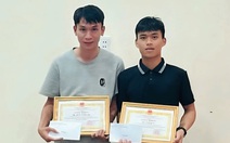 Khen thưởng 2 thanh niên nhảy sông cứu người tự tử rồi lặng lẽ về nhà