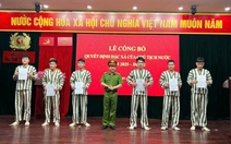 Công bố quyết định đặc xá cho 176 phạm nhân tại 2 trại tạm giam của Công an Hà Nội