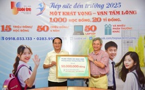 Bác sĩ Tăng Hà Nam Anh: 'Tuổi Trẻ tạo chương trình học bổng, tôi neo vào đó giúp đỡ tân sinh viên'