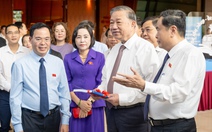 Tổng Bí thư Tô Lâm, Thủ tướng Phạm Minh Chính dự hội nghị chuyên đề Bình dân học vụ số - Quốc hội số