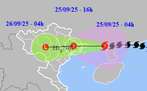 Bão Ragasa cách Quảng Ninh 120km, miền Bắc mưa lớn hôm nay