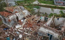 Khung cảnh tan hoang sau cơn lốc xoáy ở Ninh Bình
