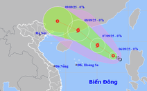 Biển Đông khả năng có cơn bão số 7