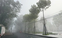 Sương mù xuất hiện ở Cần Thơ