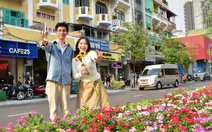 Đường Lê Lợi bừng sáng đón năm mới