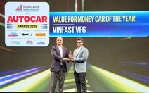 VF 6 của VinFast được vinh danh 'Mẫu xe đáng tiền nhất năm' tại Ấn Độ