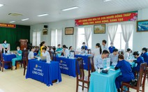 Long Châu tiêm phòng cúm bảo vệ sức khỏe cho cán bộ y tế Bệnh viện Y học cổ truyền Đồng Tháp