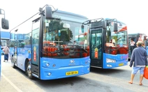Hàng nghìn xe buýt điện đã 'lăn bánh' phục vụ ở TP.HCM