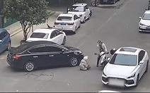 Cô gái khổ sở vì gặp anh tài xế 'báo quá báo'